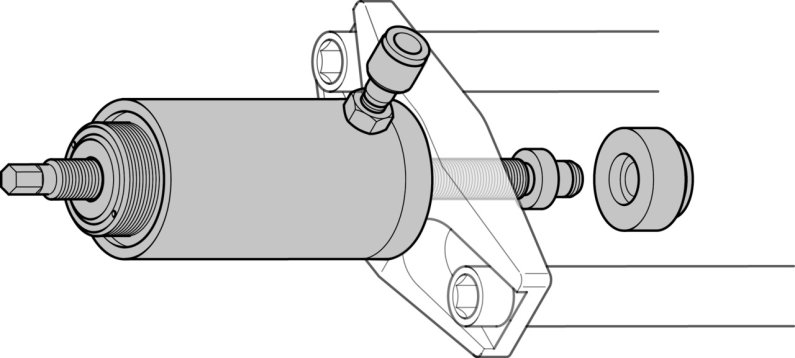 Klann Přítlačné vřeteno, M20x405mm 2088223 KL-0039-1931