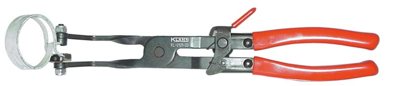 Klann Kleště na hadicové spony, s ráčnovým zajišťovacím mechanismem, úhel 110° 1752537 KL-0121-23
