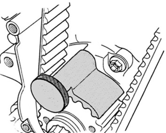 Klann Blokovací nástroj, řetězové kolo klikového hřídele, VW-Audi 3079880 KL-0280-19 A