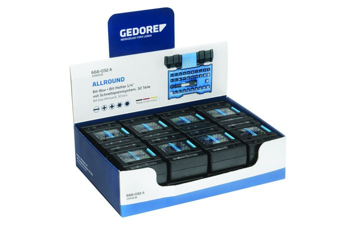 GEDORE BLUE VS 666-032-A Display Bit-Box Allround VS 666-032-A 3000052