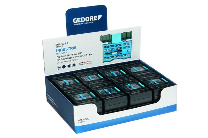 GEDORE BLUE VS 666-032-J Display Bit-Box Industrie VS 666-032-J 3000044