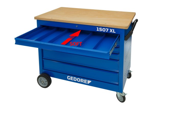 GEDORE BLUE 1507 XL-TS-308 mobilní pracovní stul se sortimentem 1507 XL-TS-308 3100065