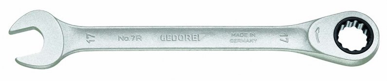 GEDORE BLUE 7 R Očkoplochý ráčnový klíč 7 R 19 2297175